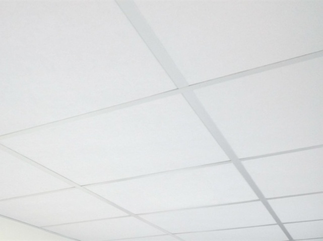 1342237-1 Complete suspended ceiling package white color with support structure 80m2