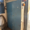 1333918-1 Sheet metal cabinet, tool board, various tools and wiring