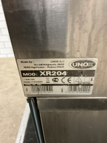 1198312-5 Unox bakery oven with proofer and self-cleaning