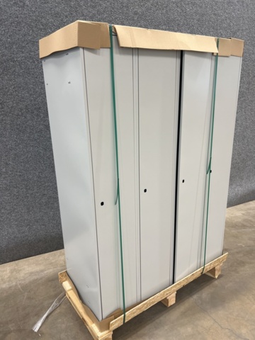 1342440-3 Wardrobe CLASSIC 4 sections, 1940x1200x550 mm, grey