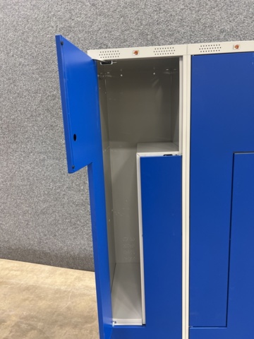 1342441-4 Z-cabinet CLASSIC 3 sections, 6 compartments, 1740x1200x550 mm, blue