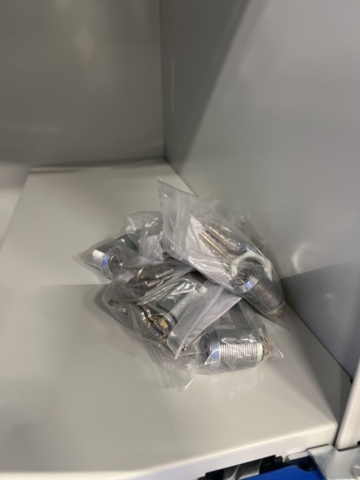 1342441-7 Z-cabinet CLASSIC 3 sections, 6 compartments, 1740x1200x550 mm, blue