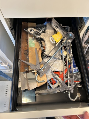 1332580-4 File cabinet with contents