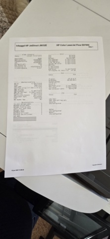 1175599-5 HP Color Laserjet Flow E87650 Color Printer