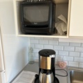 1332605-1 Microwave and coffee maker