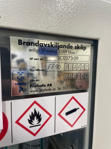 1316823-2 Fire-resistant cabinets for chemicals