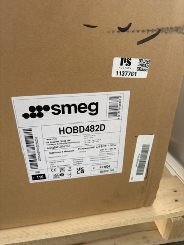 1137761-9 Smeg induction hob with extractor hood HOBD482D