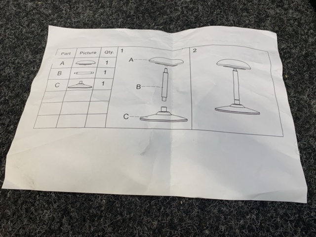 1344519-7 Balance stool ACTON