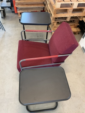 1198320-6 Armchair and 2 side tables