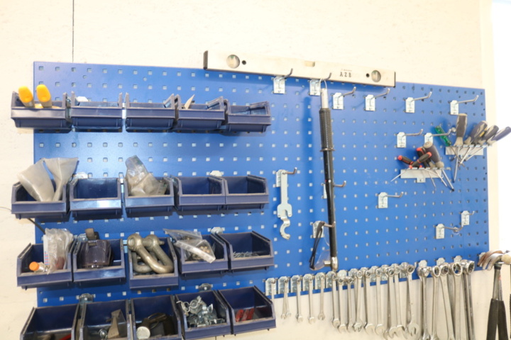 1300518-2 Tool board & assortment cabinet with contents. (New info)