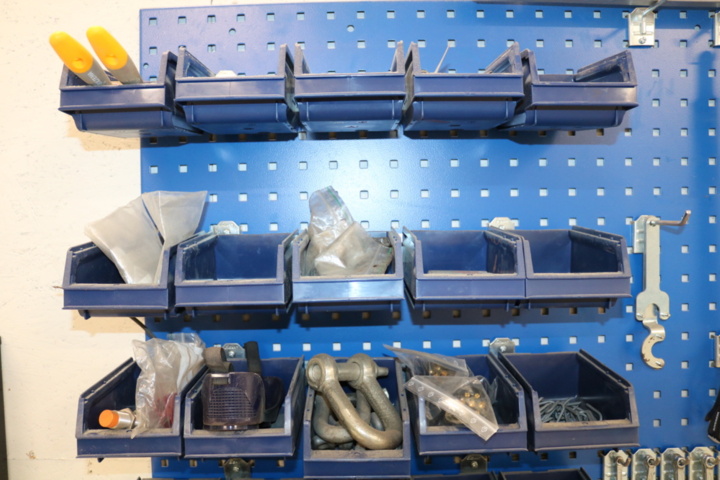 1300518-3 Tool board & assortment cabinet with contents. (New info)