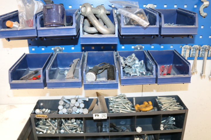 1300518-4 Tool board & assortment cabinet with contents. (New info)