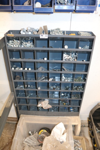 1300518-5 Tool board & assortment cabinet with contents. (New info)