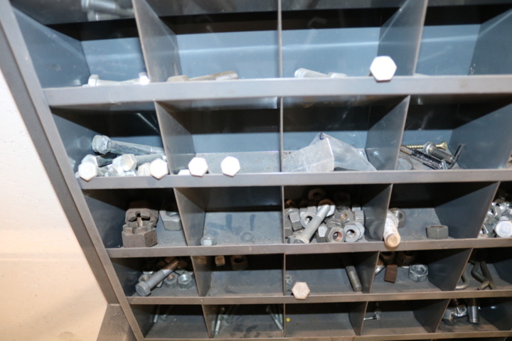 1300518-10 Tool board & assortment cabinet with contents. (New info)