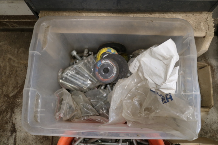 1300518-13 Tool board & assortment cabinet with contents. (New info)