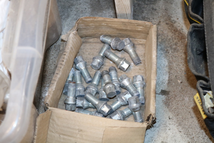 1300518-17 Tool board & assortment cabinet with contents. (New info)