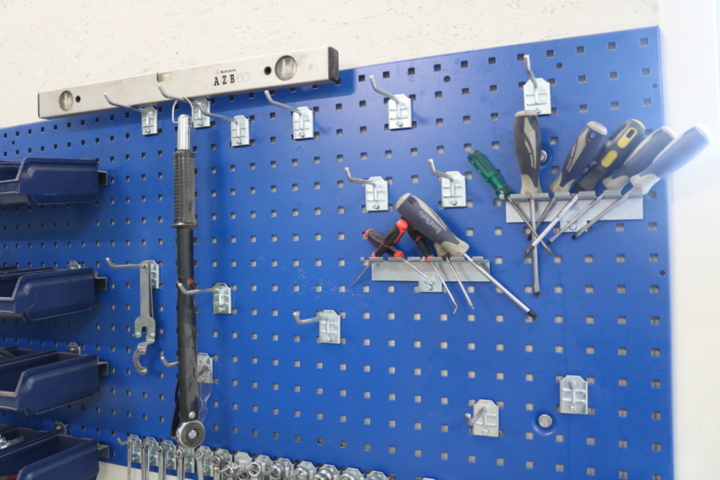 1300518-20 Tool board & assortment cabinet with contents. (New info)