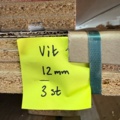 1176354-10 Larger lot with Melamine-coated chipboard and laminated boards.