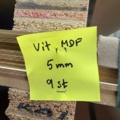 1176354-14 Larger lot with Melamine-coated chipboard and laminated boards.