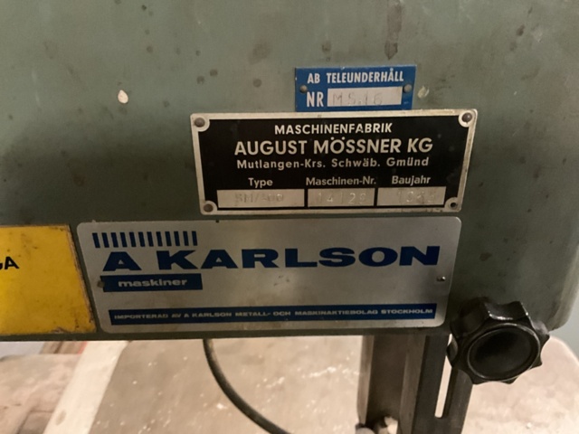 1198336-2 Metal band saw IDEAL Mössner Record