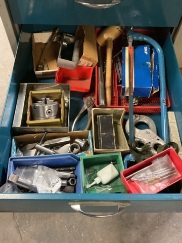 1198343-4 Trolley with tool cabinet