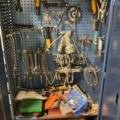 1198344-2 Tool cabinet with pneumatic hand tools
