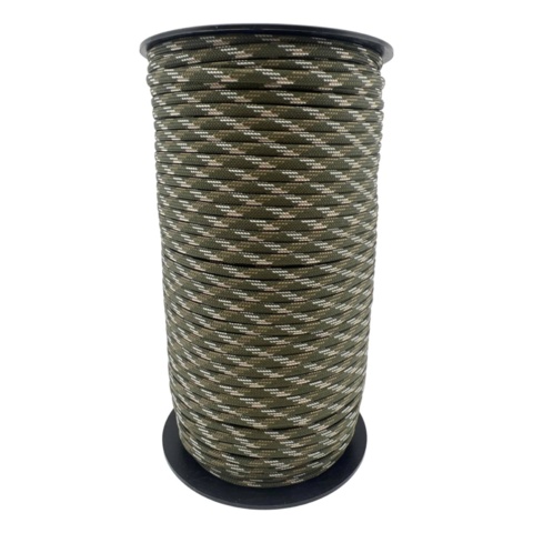1344923-1 3 pcs Parachute line Paracord 550 100M Green Camo - Free shipping