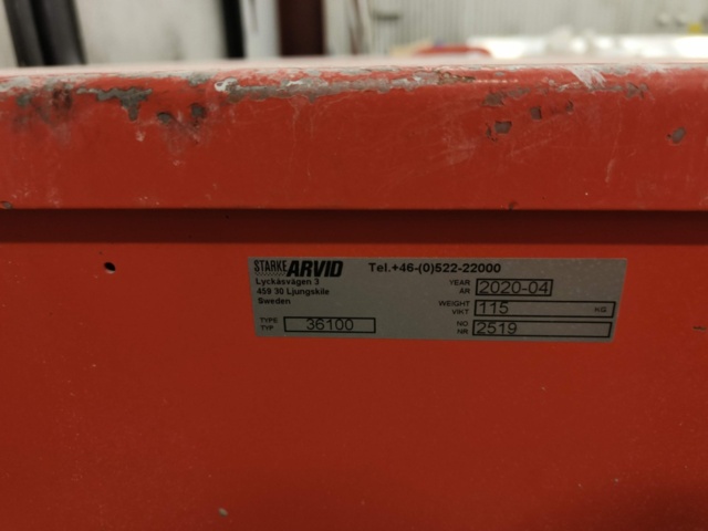 1331033-8 Tool trolley Starke Arvid