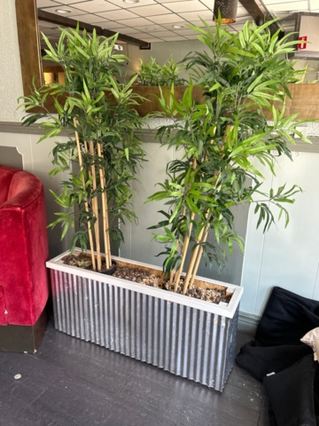 1315860-1 Potted plants 8pcs with flower boxes