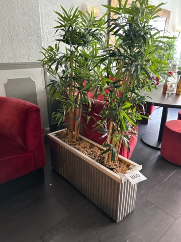 1315860-2 Potted plants 8pcs with flower boxes