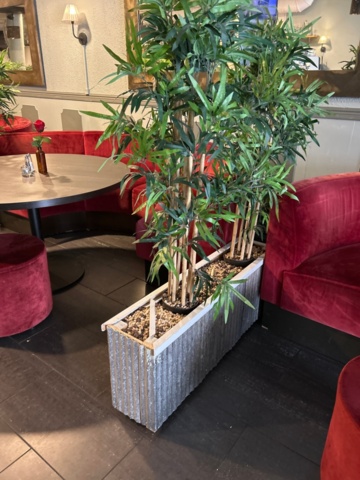 1315860-3 Potted plants 8pcs with flower boxes