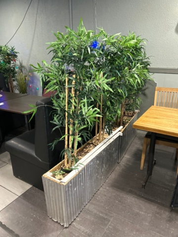 1315860-5 Potted plants 8pcs with flower boxes