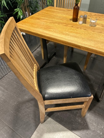 1315861-7 5 tables and 11 chairs