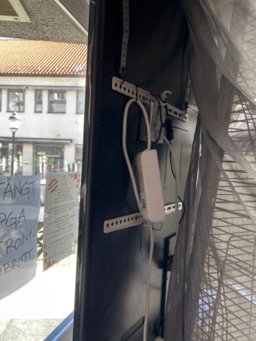 1315863-3 2 monitors and 5-armed candlestick