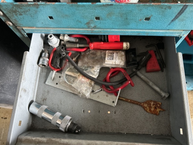 1337310-2 2 car interior shelves with mixed contents