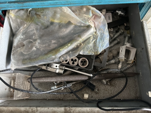 1337310-4 2 car interior shelves with mixed contents