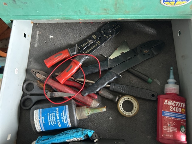 1337310-14 2 car interior shelves with mixed contents