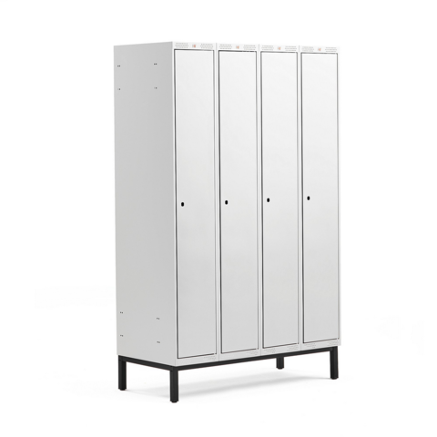 1342440-1 Wardrobe CLASSIC 4 sections, 1940x1200x550 mm, grey