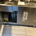 1315870-2 Refrigerated counter with sink and drain