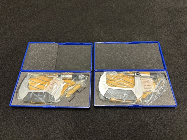 1324826-1 Micrometer 2pcs 50-75mm