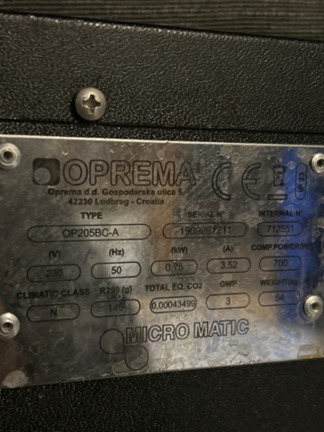 1315872-2 Ice bank for Micro Matic draft beer facility