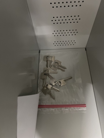 1342444-5 Z-cabinet CLASSIC Sloping ceiling, plinth, 3 sections, 6 compartments, 2050x1200x550 mm, black