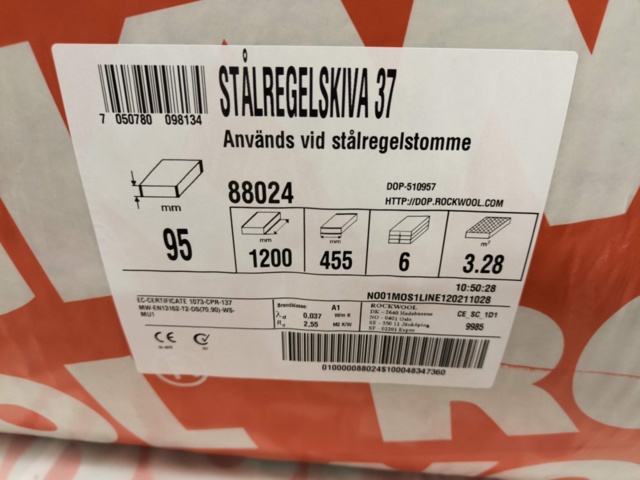 1331070-5 Section with steel stud plate 95