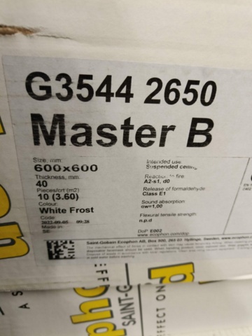 1331071-5 Part with Ecophon ceiling