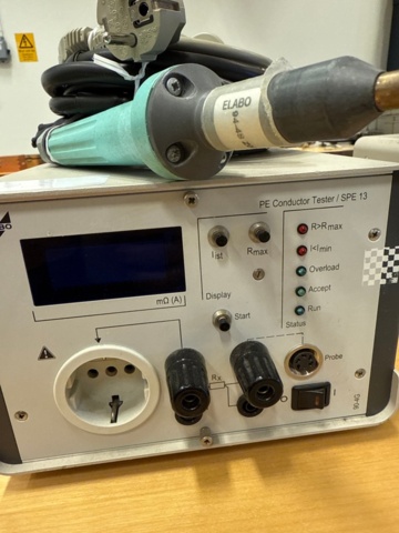 1344703-2 Protective conductor tester, PE Conductor Tester SPE 13 from ELABO