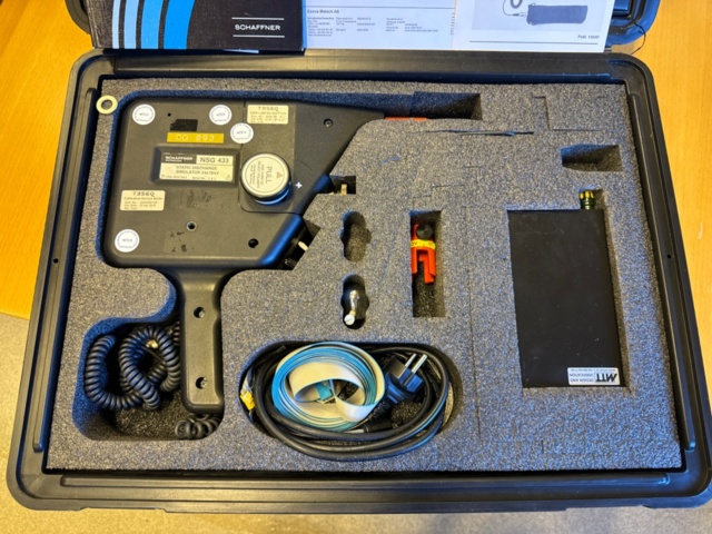 1344753-2 Electrostatic discharge system (ESD gun), ESD tester Schaffner NSG 433