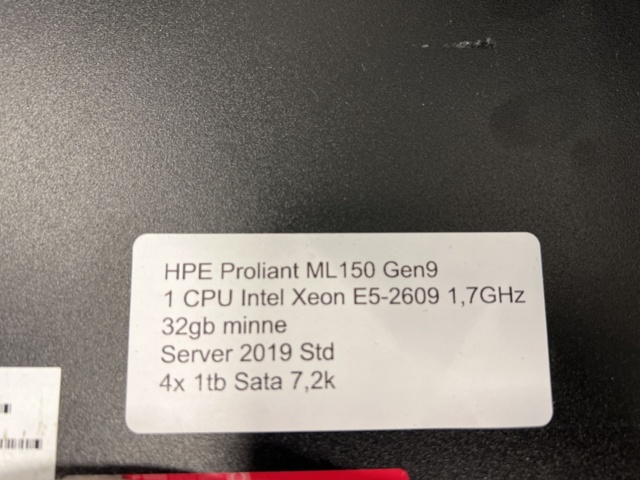 1338637-3 Server HPE ProLiant ML150 gen9