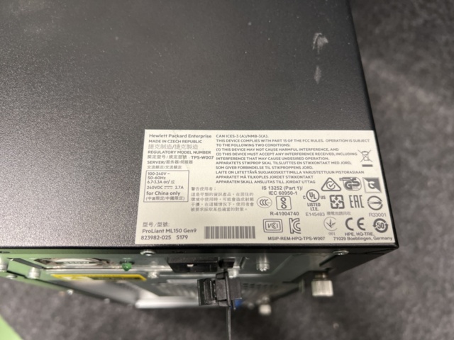 1338637-8 Server HPE ProLiant ML150 gen9