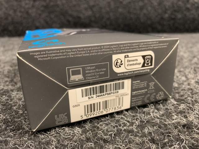 1338627-3 Wireless gaming mouse Logitech G305 Lightspeed (black)