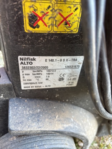 1135749-5 High pressure washer Nilfisk ALTO